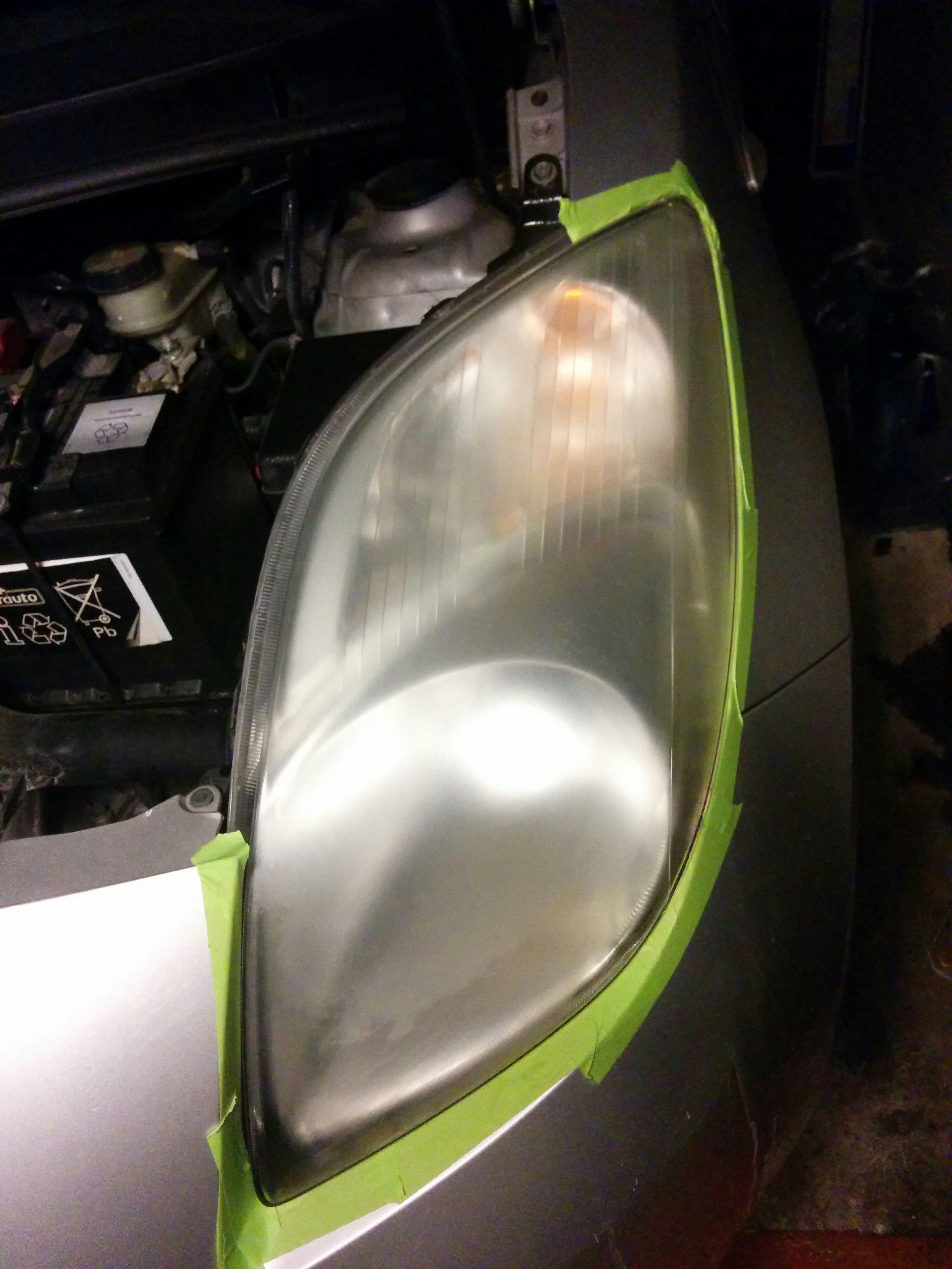 Pack ponçage rénovation optiques de phares - Akrro Detailing
